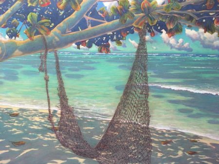 Beach at Kualoa original by Russell Lowrey 48