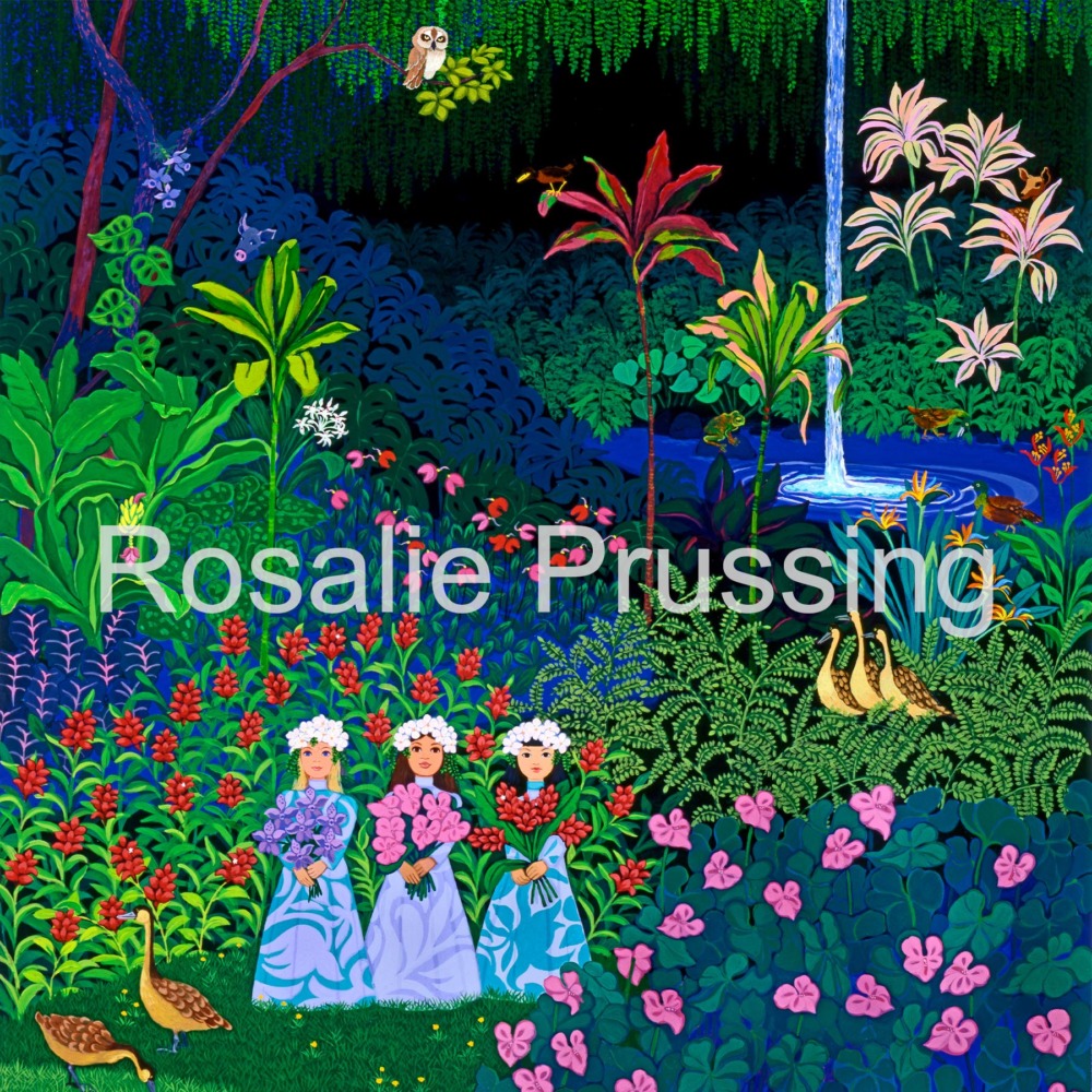 Rosalie Prussing Hawaiian Wedding Giclée Print, custom sizes
