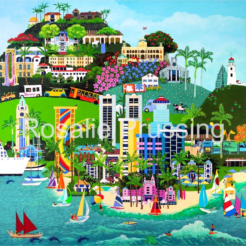 Rosalie Prussing Holo Holo Hawaii Giclée Print, custom sizes