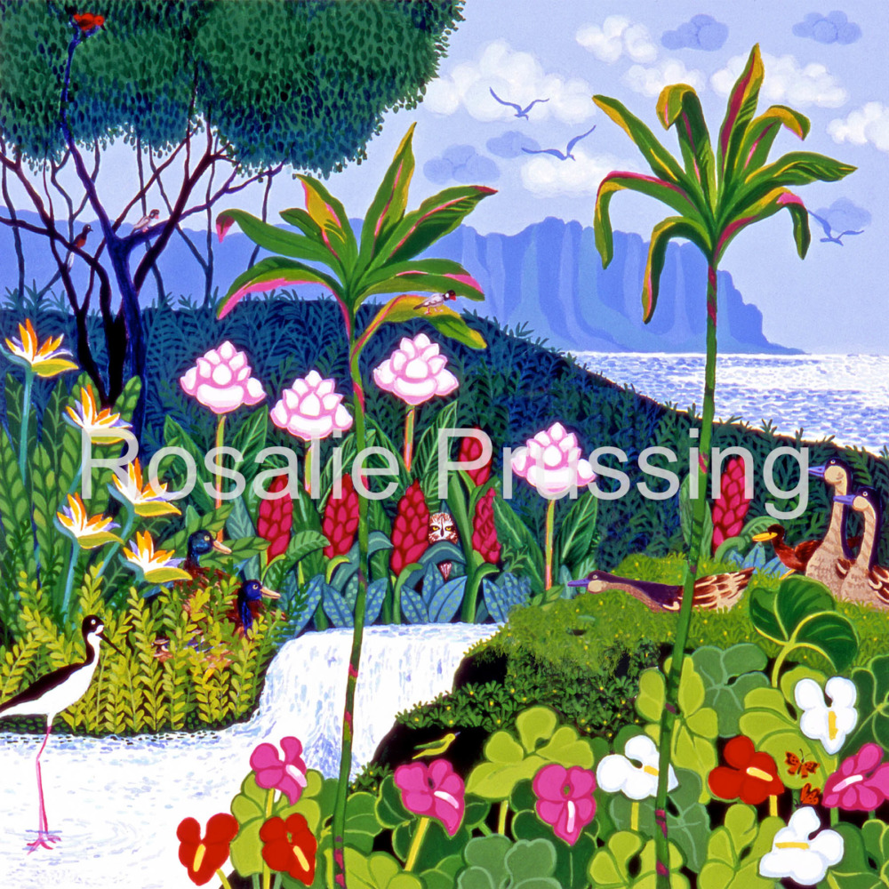 Rosalie Prussing Peaceful Paradise - Hawaii Giclée Print, custom sizes