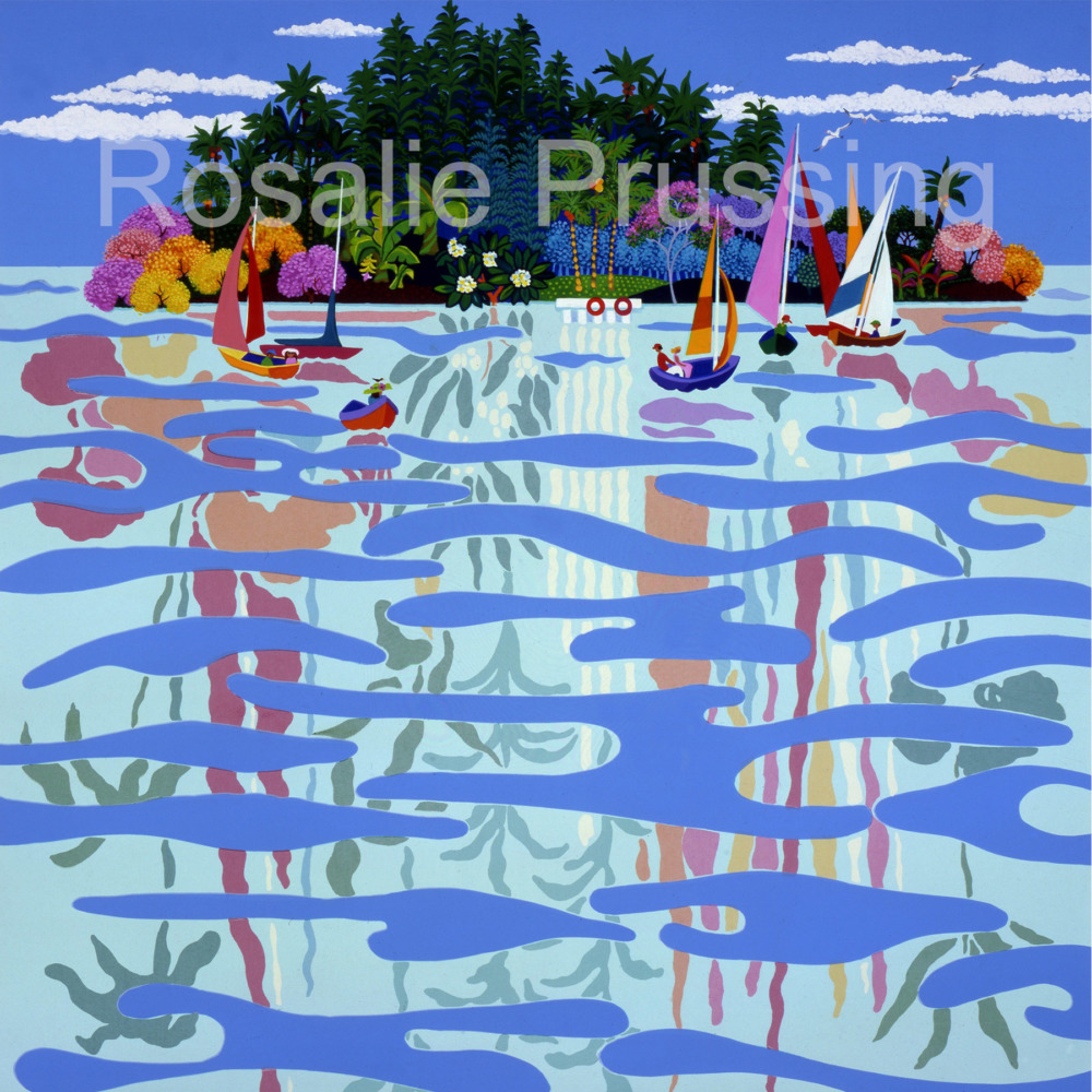 Rosalie Prussing Coconut Island Giclée Print, custom sizes