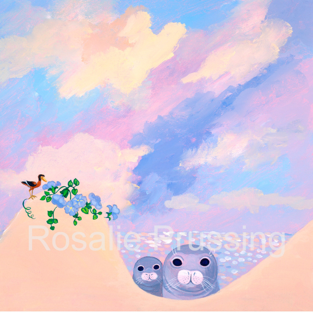 Rosalie Prussing Dune Buddies Giclée Print, custom sizes