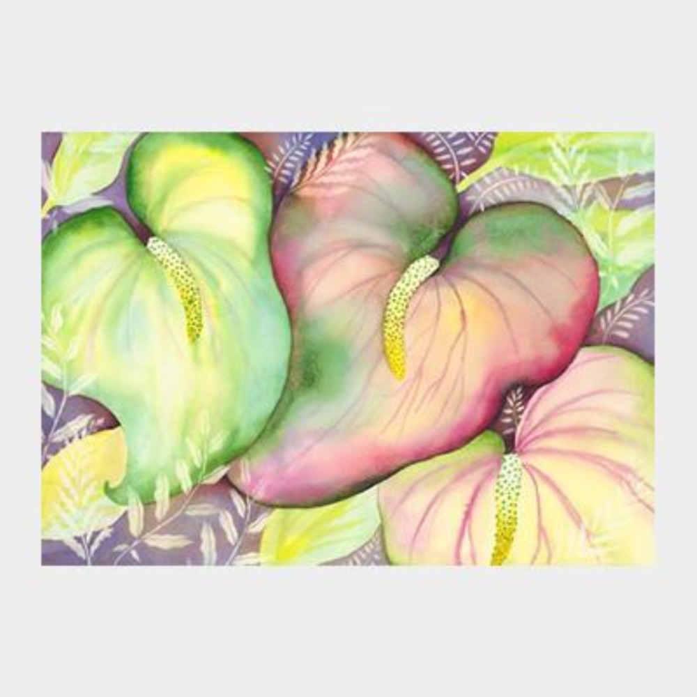 Jocelyn Cheng アート3点セット jocelyn_cheng_anthurium_trio_1