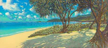 Russell Lowrey Pounders Beach giclee print