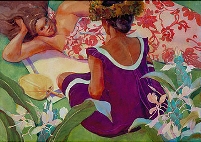 Susan McGovney Hansen 'Conversation in Purple Muumuu'