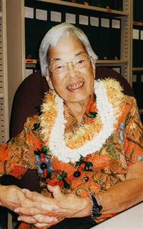 Isabells Aiona Abbott, the first Kanaka Maoli Ethnobotanist and groundbreaking researcher on native Hawaiian limu.